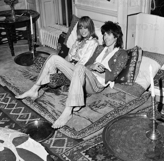 Keith Richards et Anita Pallenberg