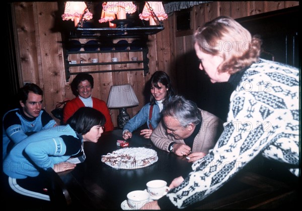 Prince Rainier and Princess Grace formerly actress Grace Kelly of Monaco with their family 1978