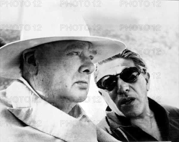 Winston Churchill et Aristote Onassis