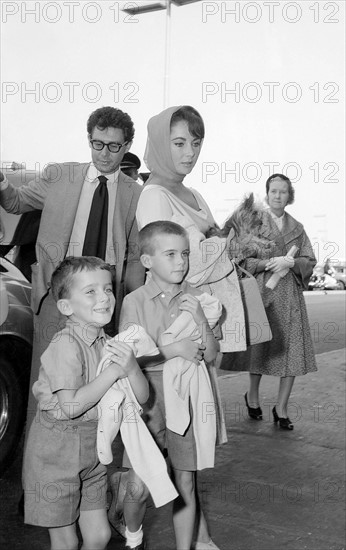 Elizabeth Taylor, ses deux fils et son quatrième mari