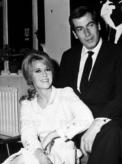 Roger Vadim et Jane Fonda