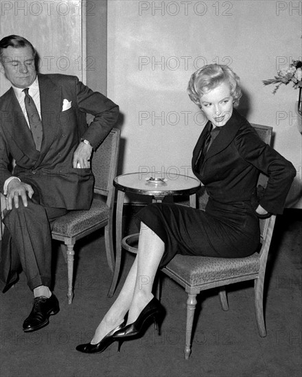 Marilyn Monroe et Laurence Olivier