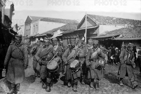 La Guerre dans les Balkans, 1912