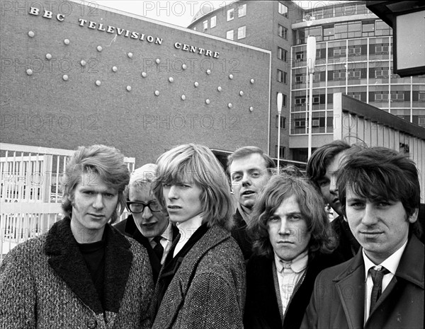 David Bowie et son groupe The Mannish Boys