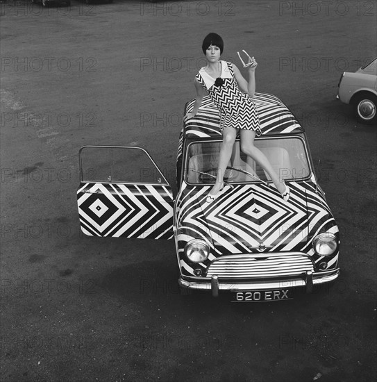 The car for the Op Art girl
