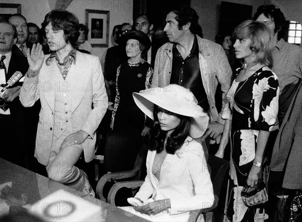 Mick et Bianca Jagger - mariage