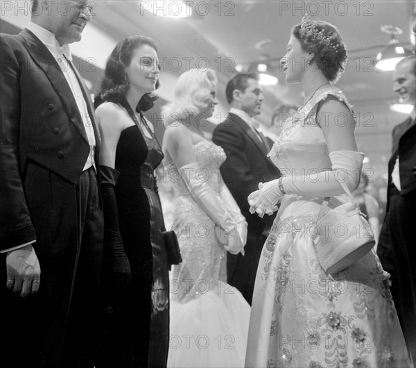 La reine Elisabeth II et Ava Gardner