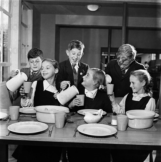 Le collège Glantaf à Cardiff, 1952