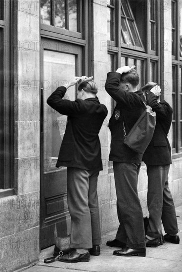 Etudiants de la Owens Grammar School en Angleterre, 1959