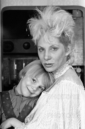 Angie Bowie et son fils Zowie