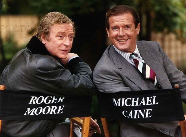 Roger Moore et Michael Caine