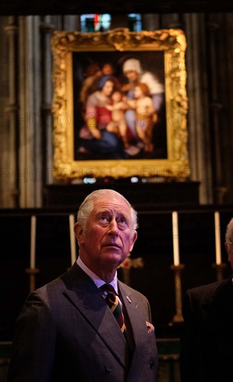 Prince Charles visits Hexham Abby