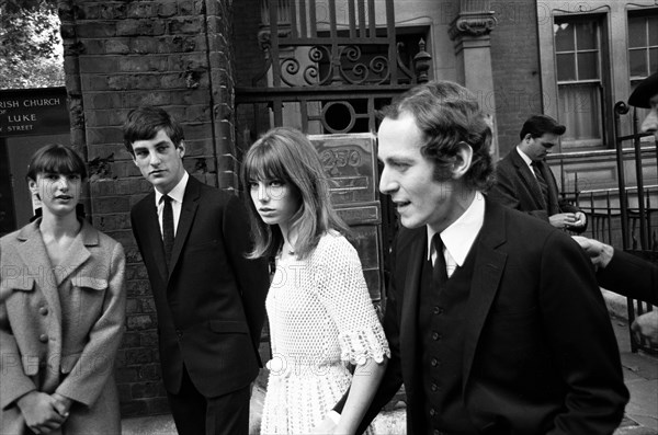 Jane Birkin and John Barry Wedding