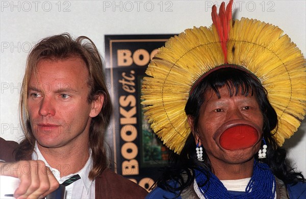 Sting et Raoni