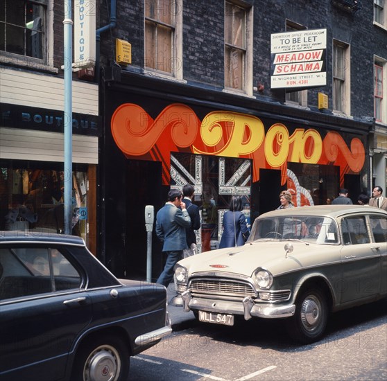Carnaby Street, Londres, en 1968