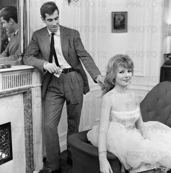 Roger Vadim et Annette Stroyberg, 1958