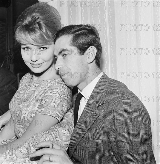 Roger Vadim et Annette Stroyberg, 1958