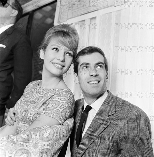 Roger Vadim et Annette Stroyberg, 1958