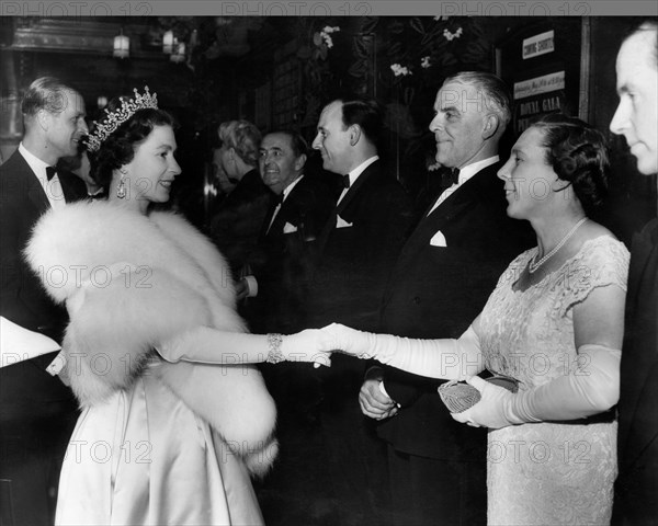 Queen Elizabeth II attend a Royal Gala at The Philharmonic Hall, Liverpool.

Picture taken 24th May 1961