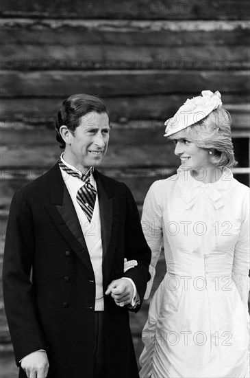 Prince and Princess of Wales tour of Canada in June 1983