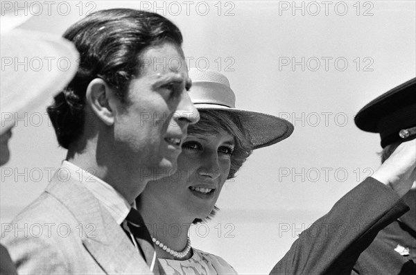 Princess of Wales and Prince Charles, Prince of Wales visit Canada. June 1983.