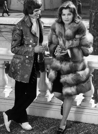 Peter Frampton et Romy Schneider