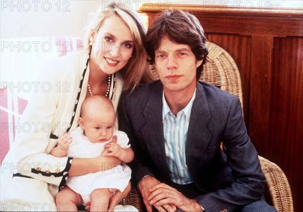 Jerry Hall and Mick Jagger