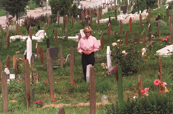 Princess Diana  Overseas Visits Bosnia