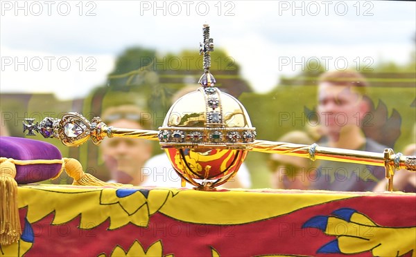 HM Queen Elizabeth II funeral procession.