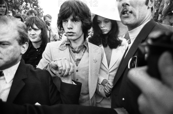 Mick Jagger's wedding to Bianca in Saint-Tropez, France.
12th May 1971