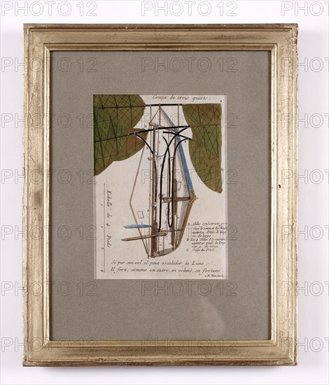 Vaisseau Volant de Mr Blanchard de 1782