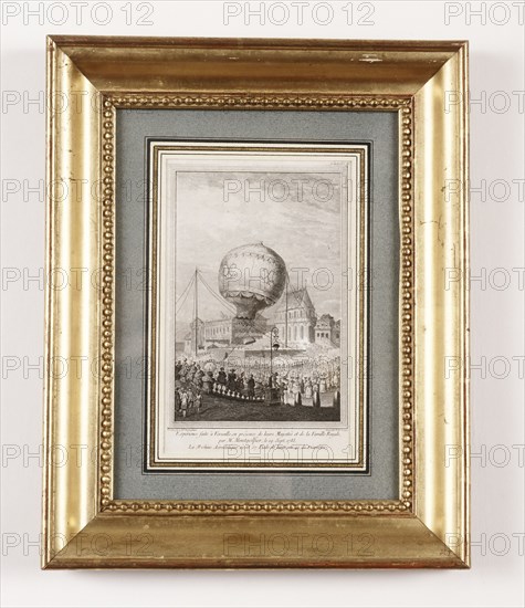 Hot-air balloon in Versailles 19th September 1783