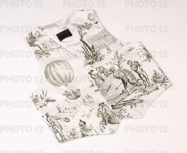 Waistcoat with hot-air balloon design