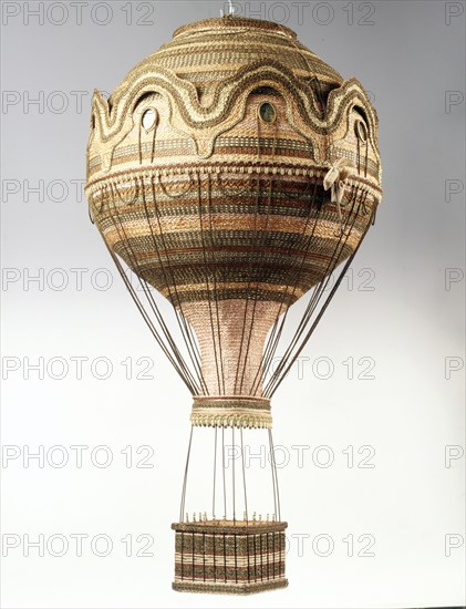 Woven hot-air balloon