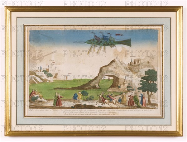 Poisson aérostatique enlevé à Plazentia le 10 mars 1784