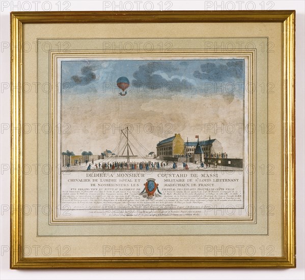 Aérostat Le Suffren à Nantes, le 14 juin 1784
