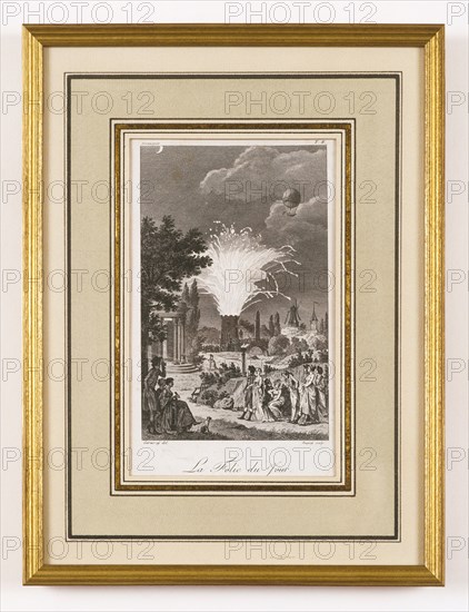 "La Folie du Jour" at parc Monceau, festival held on 11th october 1797