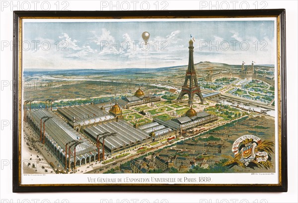 Vue générale de l’exposition universelle de Paris en 1889