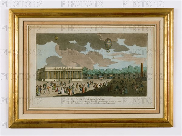 14th July 1801 celebration in the Champs-Elysées square