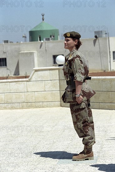 Le Lieutenant-colonel princesse Aisha de Jordanie, juin 2006