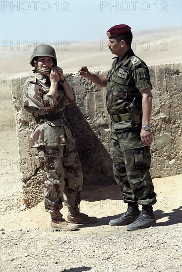 Le Lieutenant-colonel princesse Aisha de Jordanie, juin 2006