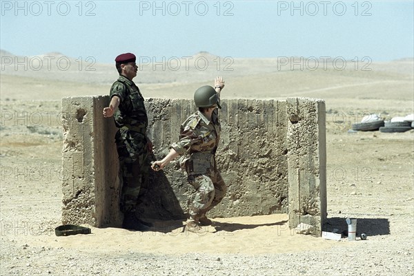 Le Lieutenant-colonel princesse Aisha de Jordanie, juin 2006