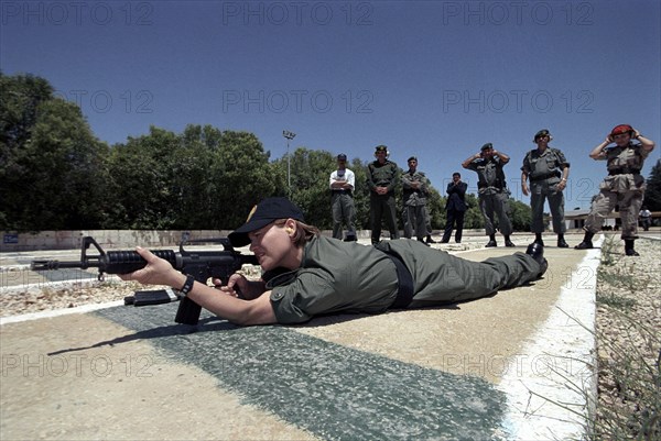 Le Lieutenant-colonel princesse Aisha de Jordanie, juin 2006