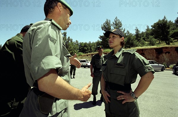 Le Lieutenant-colonel princesse Aisha de Jordanie, juin 2006