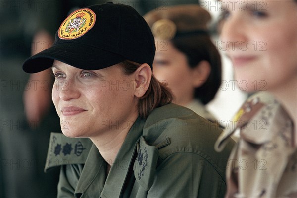 Le Lieutenant-colonel princesse Aisha de Jordanie, juin 2006