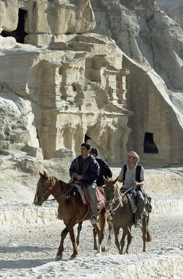 The Obelisk Tomb in Petra, Jordan