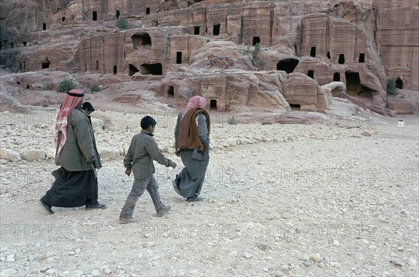 The streets of Petra, Jordan