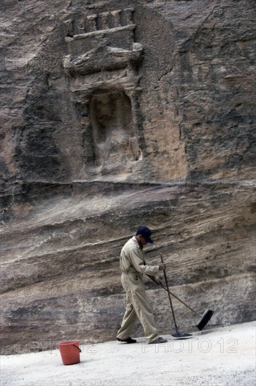 Le Tombeau des Obélisques à Petra en Jordanie