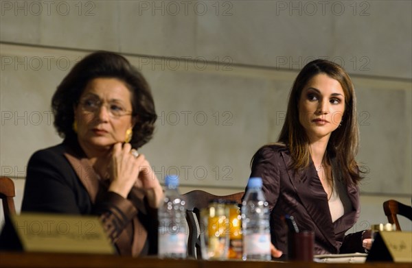 Queen Rania of Jordan, November 2002