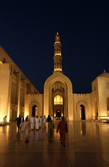 La Grande Mosquée du sultan Qabous, janvier 2003